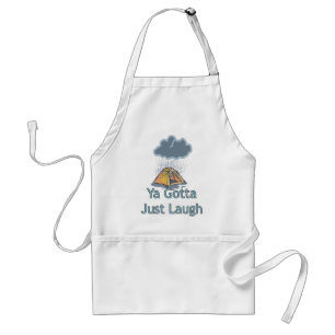 Camping in the Rain Standard Apron