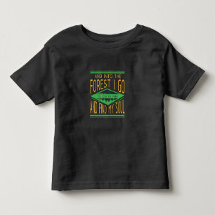 Camping - Into The Forest I Go Funny Camping Toddler T-Shirt