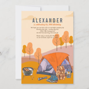Camping Invitation