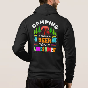 Camping is Awesome Beer Make it Awesomer-67357 Hoodie