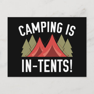 Camping Is In-Tents! Postcard