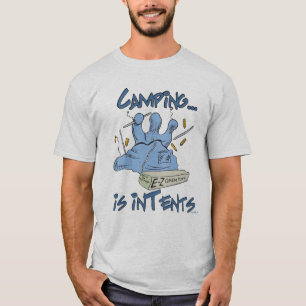 Camping is Intents Funny Pun T-Shirt