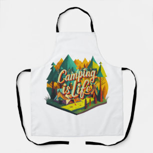 Camping is Life Apron