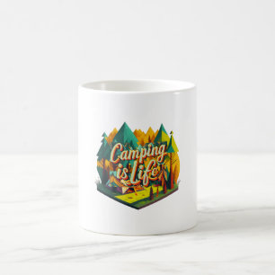 Camping is Life Coffee Mug