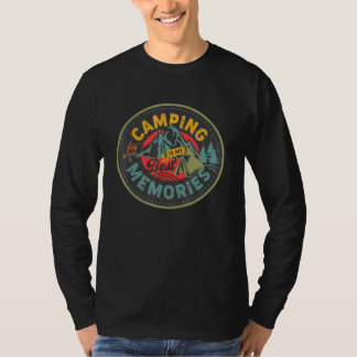 Camping Is My Best Memories Outdoor Travel Nature T-Shirt