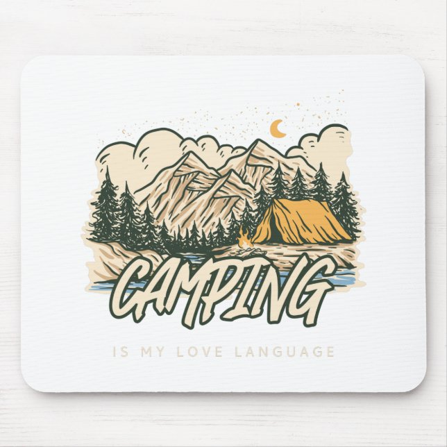 Camping Is My Love Language  Mouse Mat (Front)