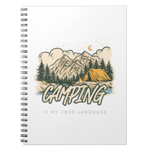 Camping Is My Love Language  Notebook