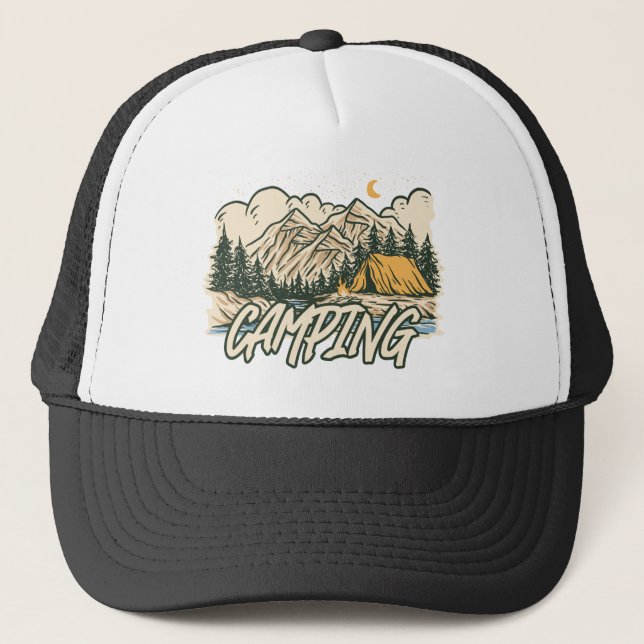 Camping Is My Love Language  Trucker Hat (Front)