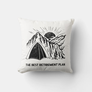 Camping Is My Retirement Plan Retired Camper Cushion