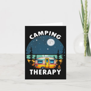 Camping Is My Therapy Card