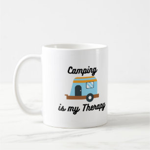 Camping is My Therapy Coffee Mug