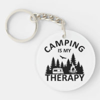 Camping is my therapy funny camper slogan