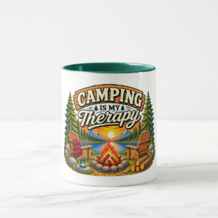 Camping is my Therapy Mug