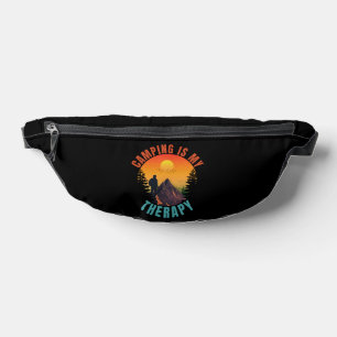 Camping is my therapy outdoor vacation gift bum bags