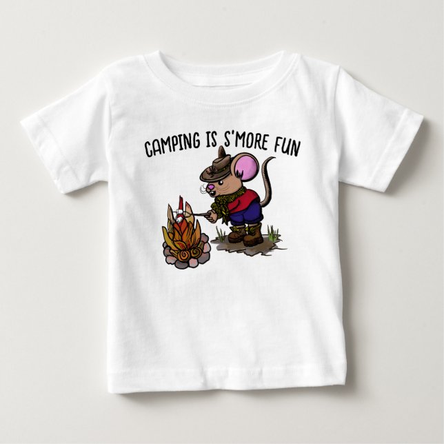 Camping is S’more Fun Baby T-Shirt (Front)