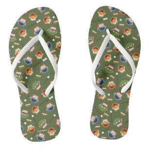 Camping Is S'more Fun With Friends Pattern Flip Flops