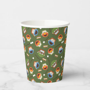Camping Is S'more Fun With Friends Pattern Paper Cups