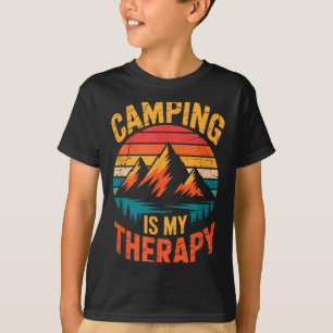 Camping is therapy camp camping outdoor adventure T-Shirt