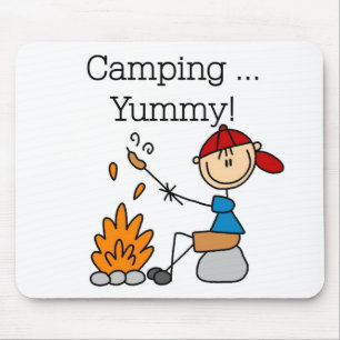 Camping is Yummy Tshirts and Gifts Mouse Mat