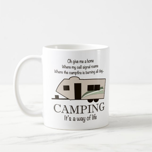 Camping: It's A Way of Life Mug (Left)