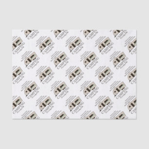 Camping: It's A Way of Life Tissue Paper