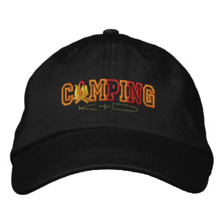 Camping Kid Embroidered Hat