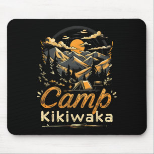 Camping Kikiwaka Camper Hike Tent Forest Mountain Mouse Mat