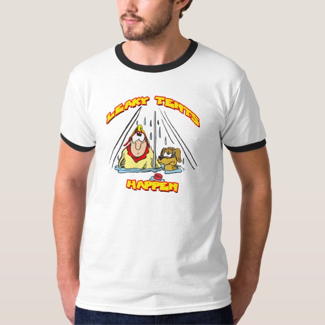 Camping-LeakyTents T-Shirt (Front)