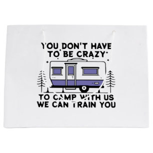 Camping Legend Since Forever Large Gift Bag
