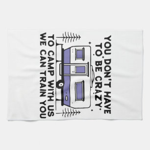 Camping Legend Since Forever Tea Towel