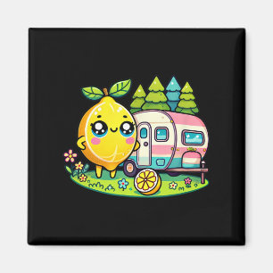 Camping Lemon Magnet
