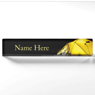 Camping Life, Camping Nameplate