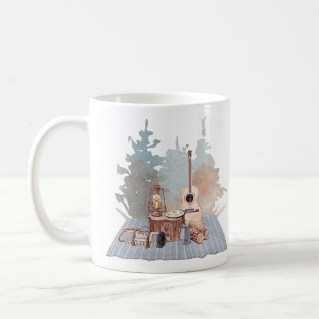 Camping Life Great Outdoors Coffee Mug (Left)