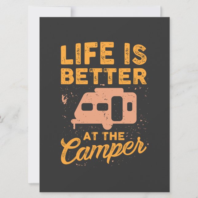 Camping - Life Is Better At The Camper (Front)