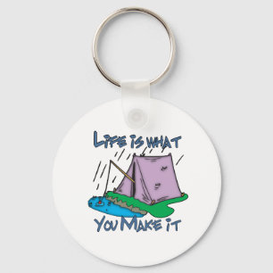 Camping Life Key Ring