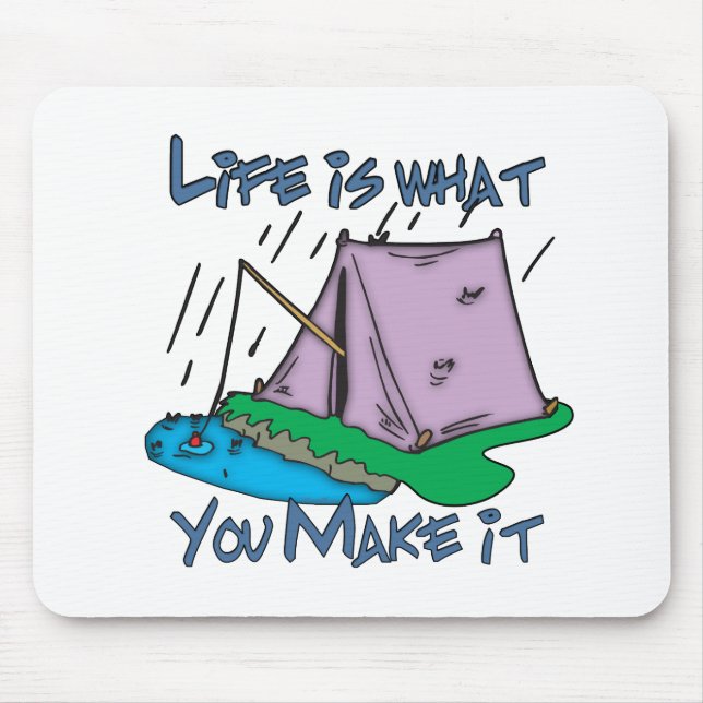 Camping Life Mouse Mat (Front)