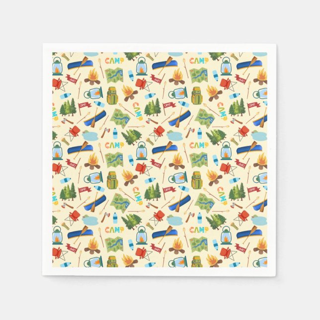 Camping Life Napkin (Front)