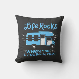 Camping - Life Rocks Cushion