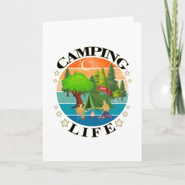 Camping Life Thank You Card (Front)