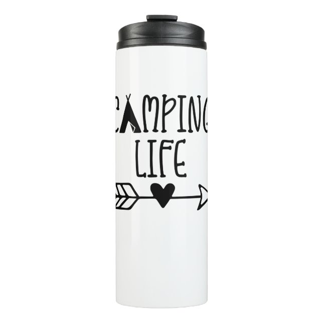 Camping Life Thermal Tumbler (Front)