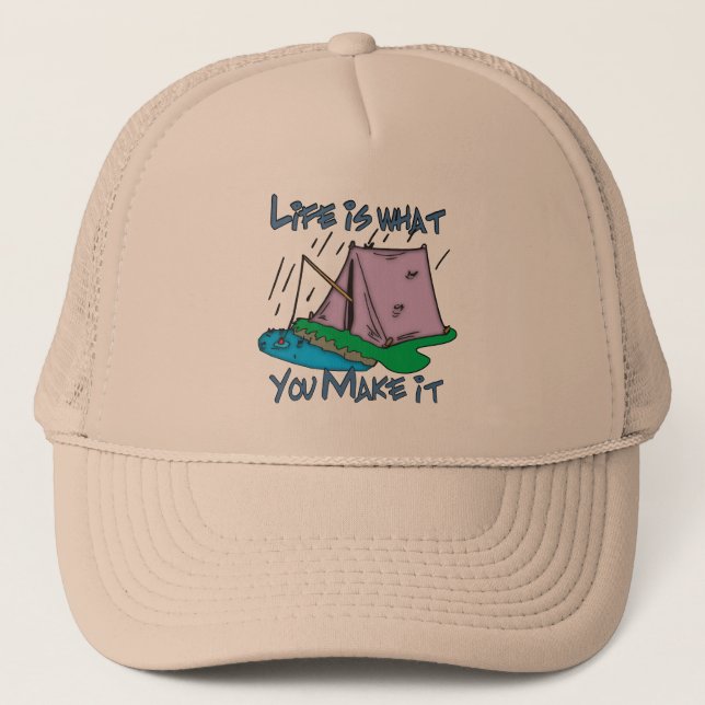 Camping Life Trucker Hat (Front)
