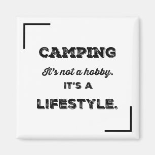 Camping Lifestyle Magnet