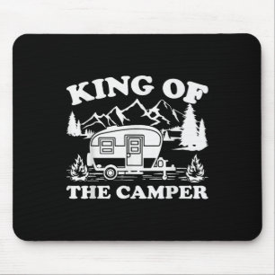 Camping Lover Camper Van King Of The Camper Mouse Mat