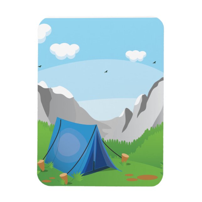 camping magnet (Vertical)