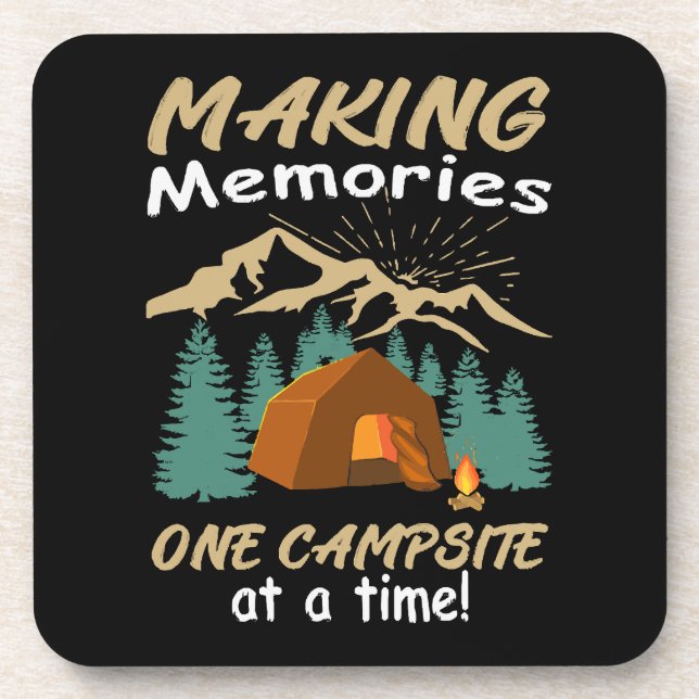 CAMPING Making Memories Coaster (Front)