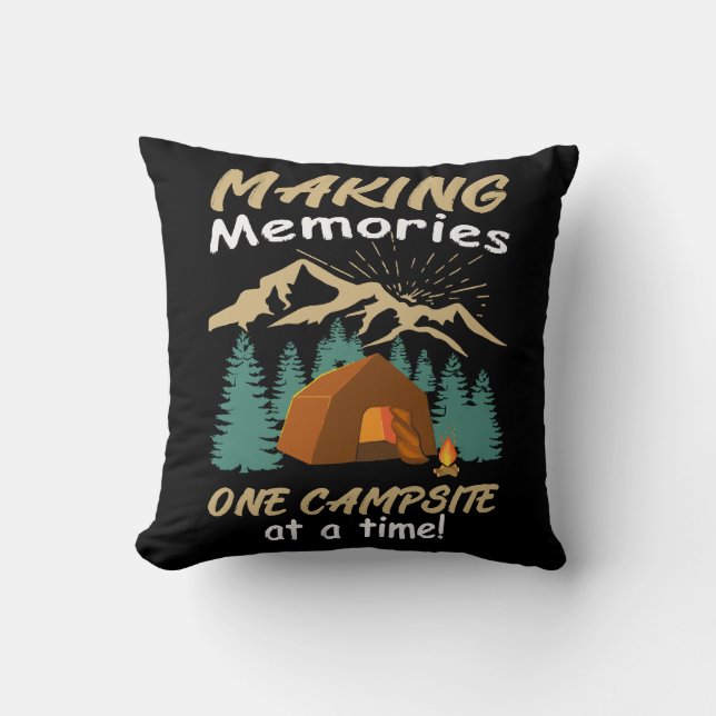 CAMPING Making Memories Cushion (Front)