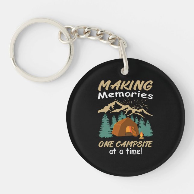 CAMPING Making Memories Key Ring (Front)