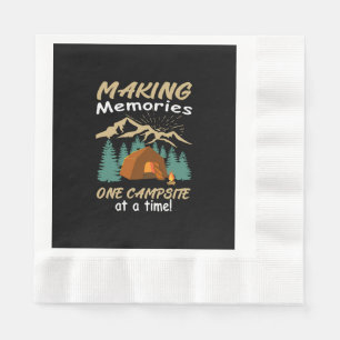 CAMPING Making Memories Napkin