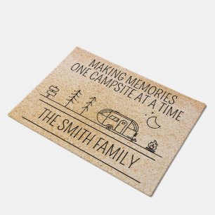 Camping Making Memories One Campsite at A Time Doormat
