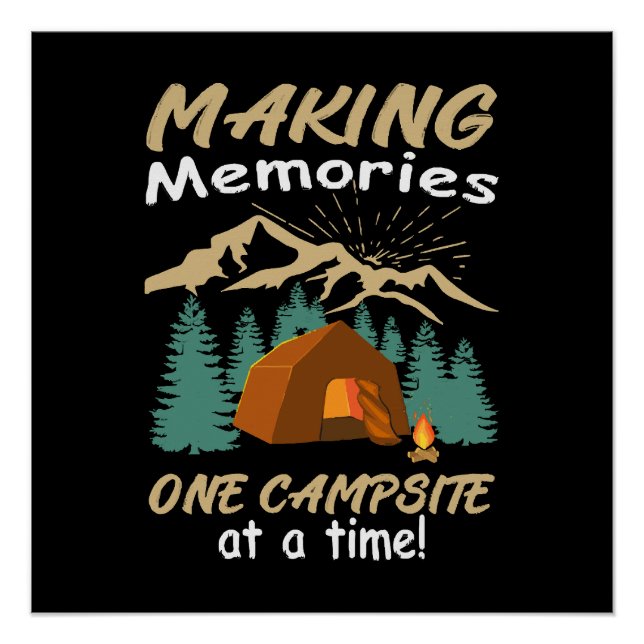 CAMPING Making Memories Poster (Front)